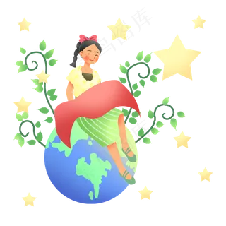 国庆节节日国旗