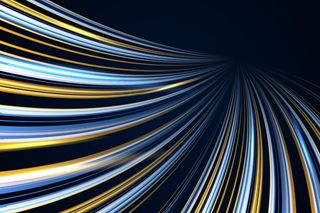 逼真的霓虹灯速度运动背景