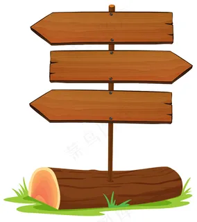 木制箭头板