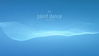 抽象蓝色粒子波，点阵背景