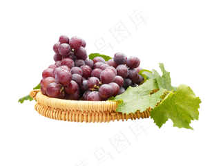 编织果盘葡萄