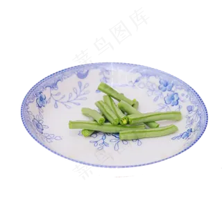 掰开的长豆角 掰开的长豆角