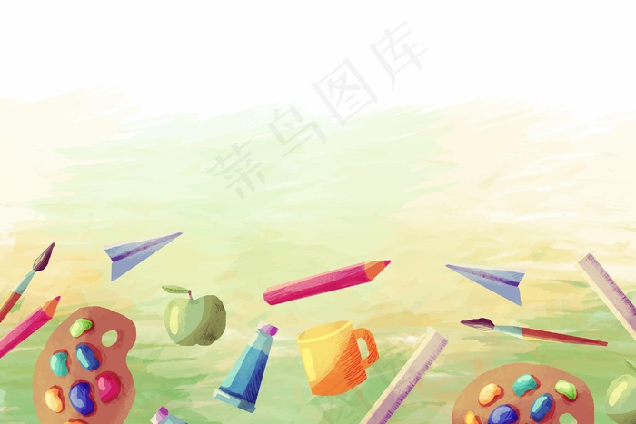 返校背景eps,ai矢量模版下载