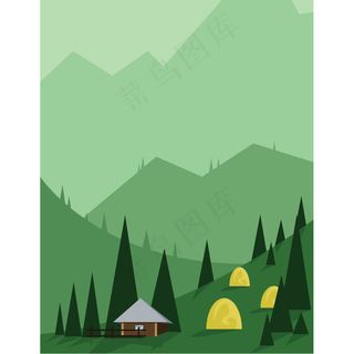 自然景观背景设计