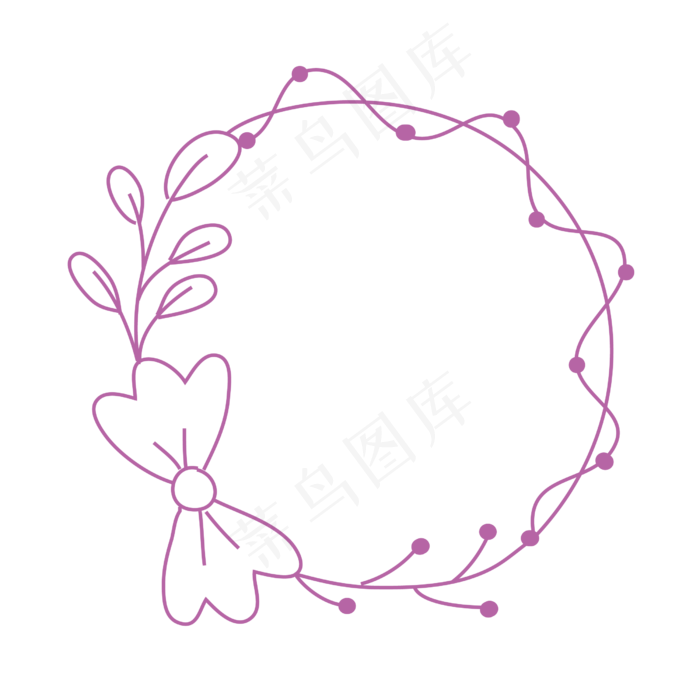 粉色边框(2500*2500px 300 dpi )ai矢量模版下载