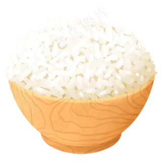 手绘五谷杂粮之大米系列6