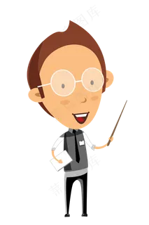 教师节男老师ai素材