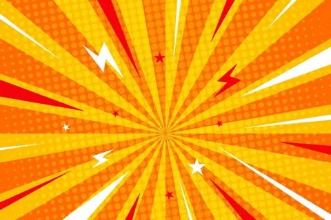 平面设计漫画风格背景