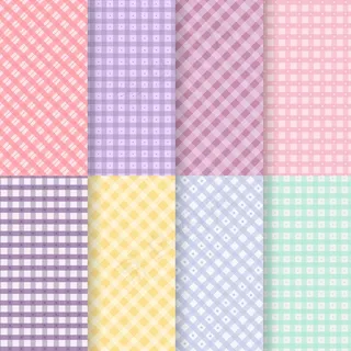 粉彩方格图案系列
