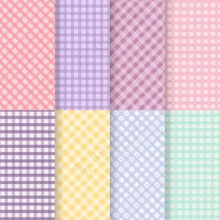 粉彩方格图案系列