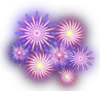 梦幻彩色节日烟花 梦幻彩色节日烟花