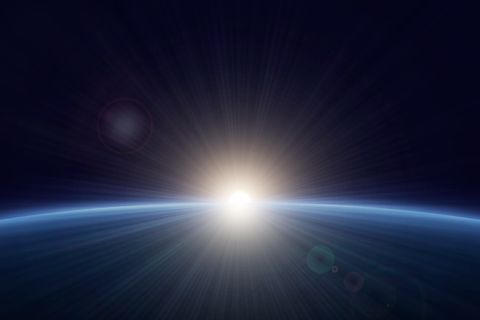 白土日出光效果