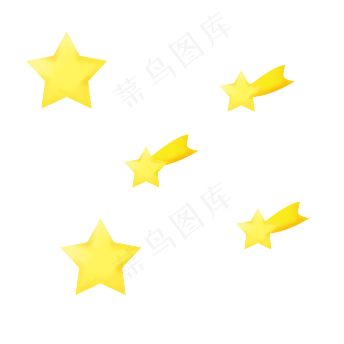 七夕卡通星星(2000X2000(DPI:300))psd模版下载