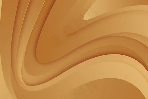 平滑的金色波浪背景 平滑的金色波浪背景
