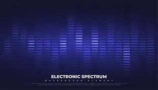 声波或音乐均衡器背景。