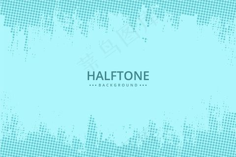 抽象半色调背景浅蓝色调