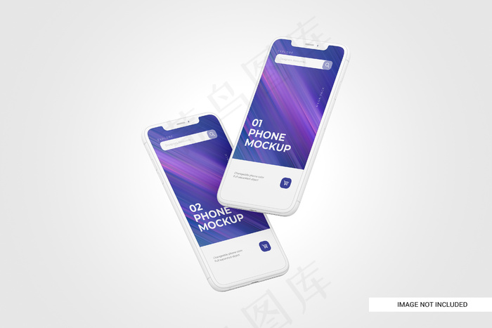 手机屏幕模型样机