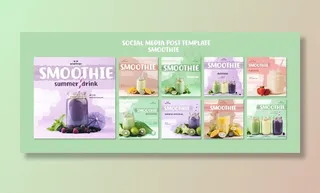 令人耳目一新的smoothie社交媒体帖子