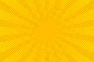 抽象黄色半色调漫画变焦背景