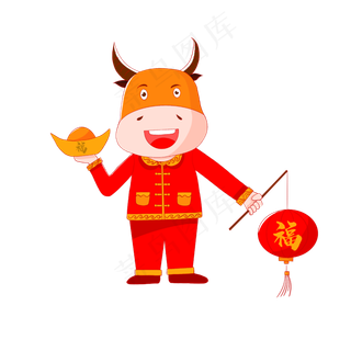 创意2021新年牛年