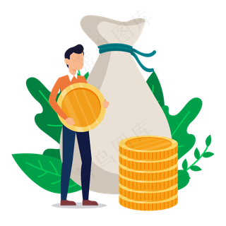 商务风金融理财元素