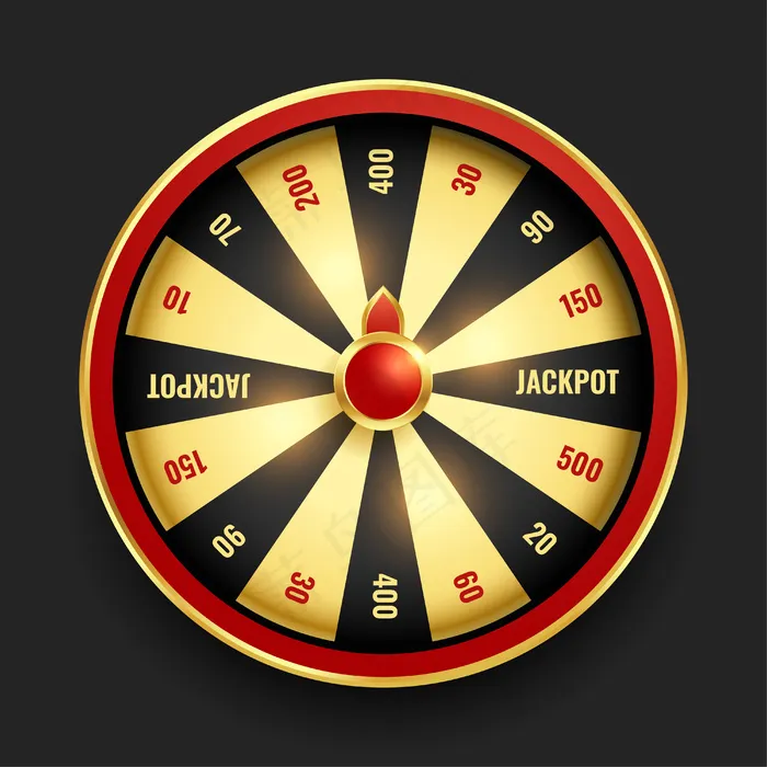 金色的现实命运之轮eps,ai矢量模版下载