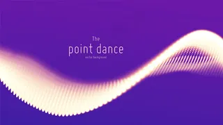 紫色粒子波，点阵，浅景深。技术数字背景