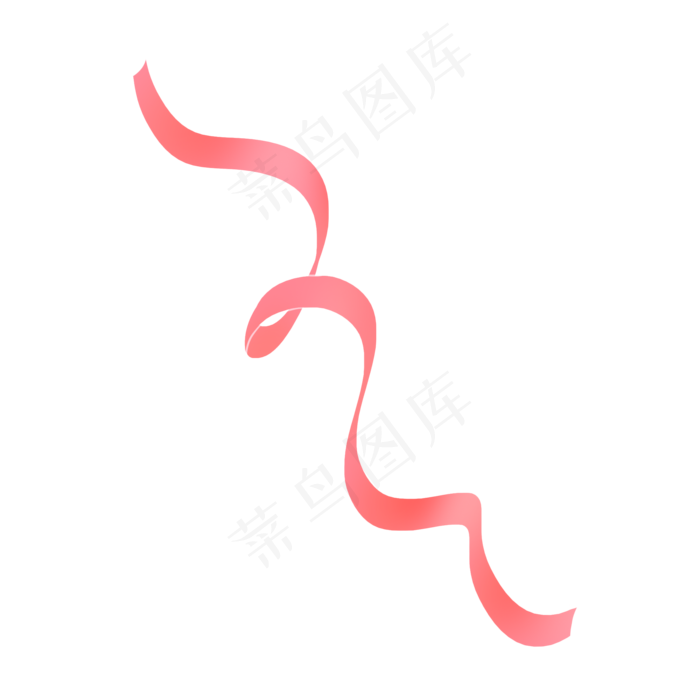 粉红色可爱飘带丝带彩带(2000X2000(DPI:300))psd模版下载