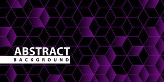 六边形线条和形状图案背景