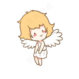 静静坐着的丘比特