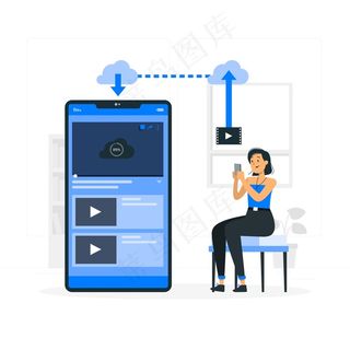视频上传概念图
