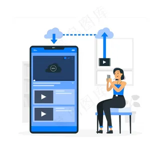 视频上传概念图