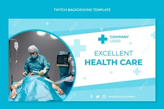 平面设计医疗抽搐背景