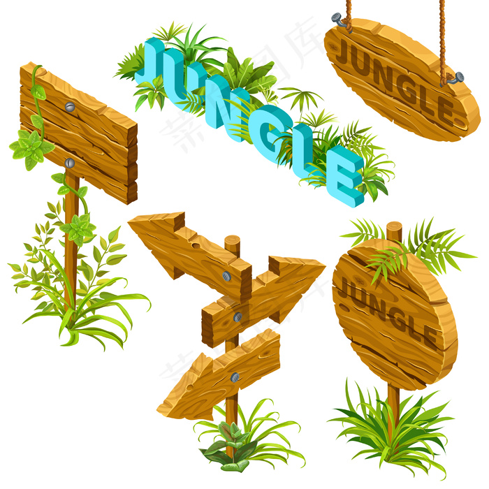 等距的有叶子的木板。