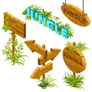 等距的有叶子的木板。