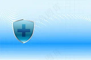 医疗防护背景设计