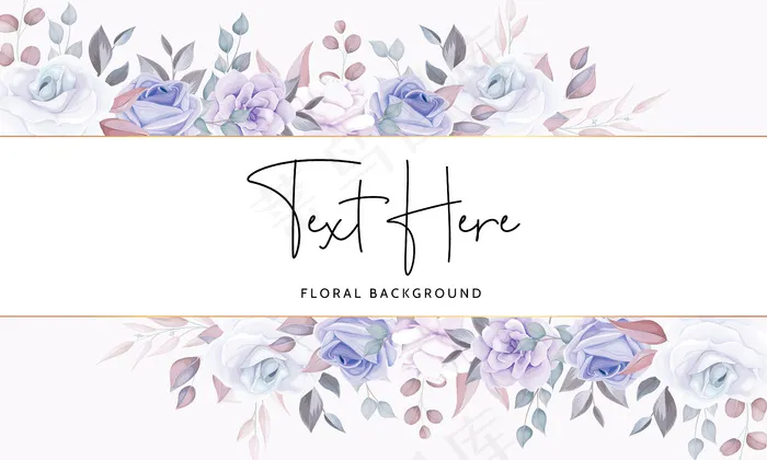 美丽的花朵背景，柔和的紫色花朵eps,ai矢量模版下载