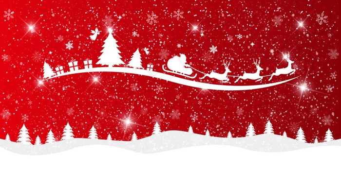 圣诞快乐，新年快乐。