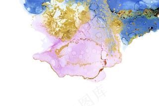 金箔水彩画壁纸