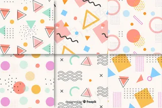 孟菲斯无缝图案系列