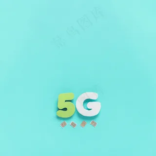 带sim卡的普通背景5g字符