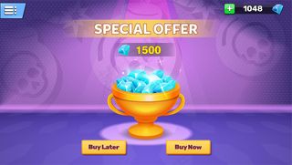 游戏应用与宝石商店和商店屏幕菜单