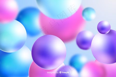 光面塑料彩球背景 光面塑料彩球背景