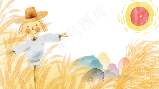 秋天主题小清新手绘边框