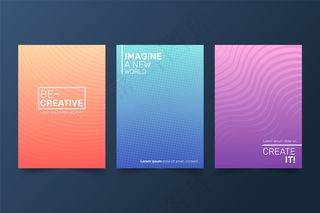 半色调渐变封面系列