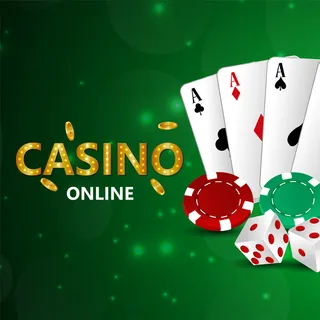 带有赌场筹码和扑克牌的赌场赌博游戏