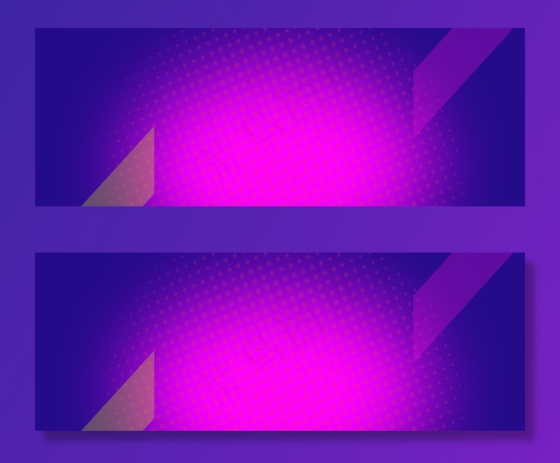 紫粉色渐变双十二banner