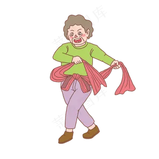 国庆节老太太扭秧歌