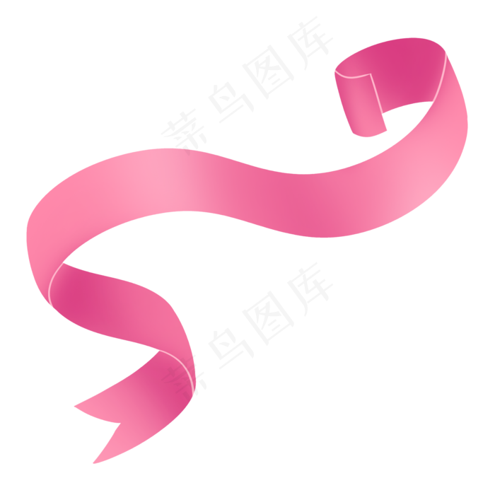 粉色唯美七夕情人节彩带丝带飘带