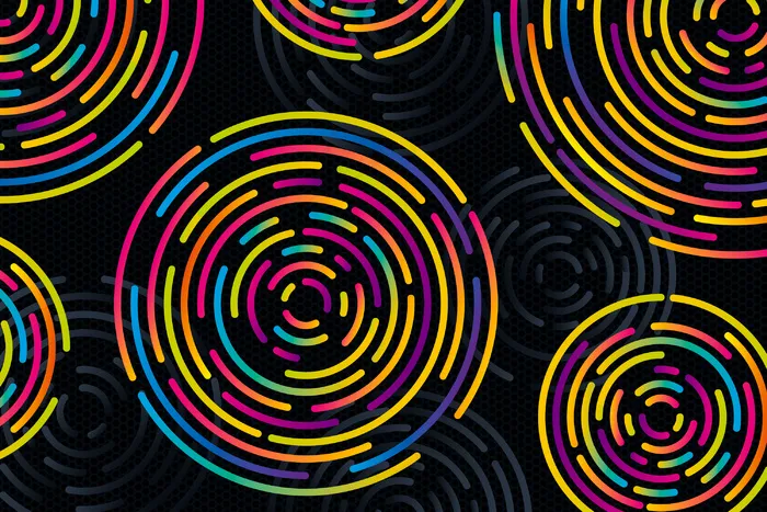 抽象背景，彩色圆圈eps,ai矢量模版下载